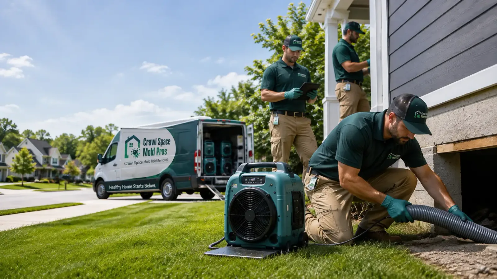 Crawl Space Mold Removal in Berwick, IA